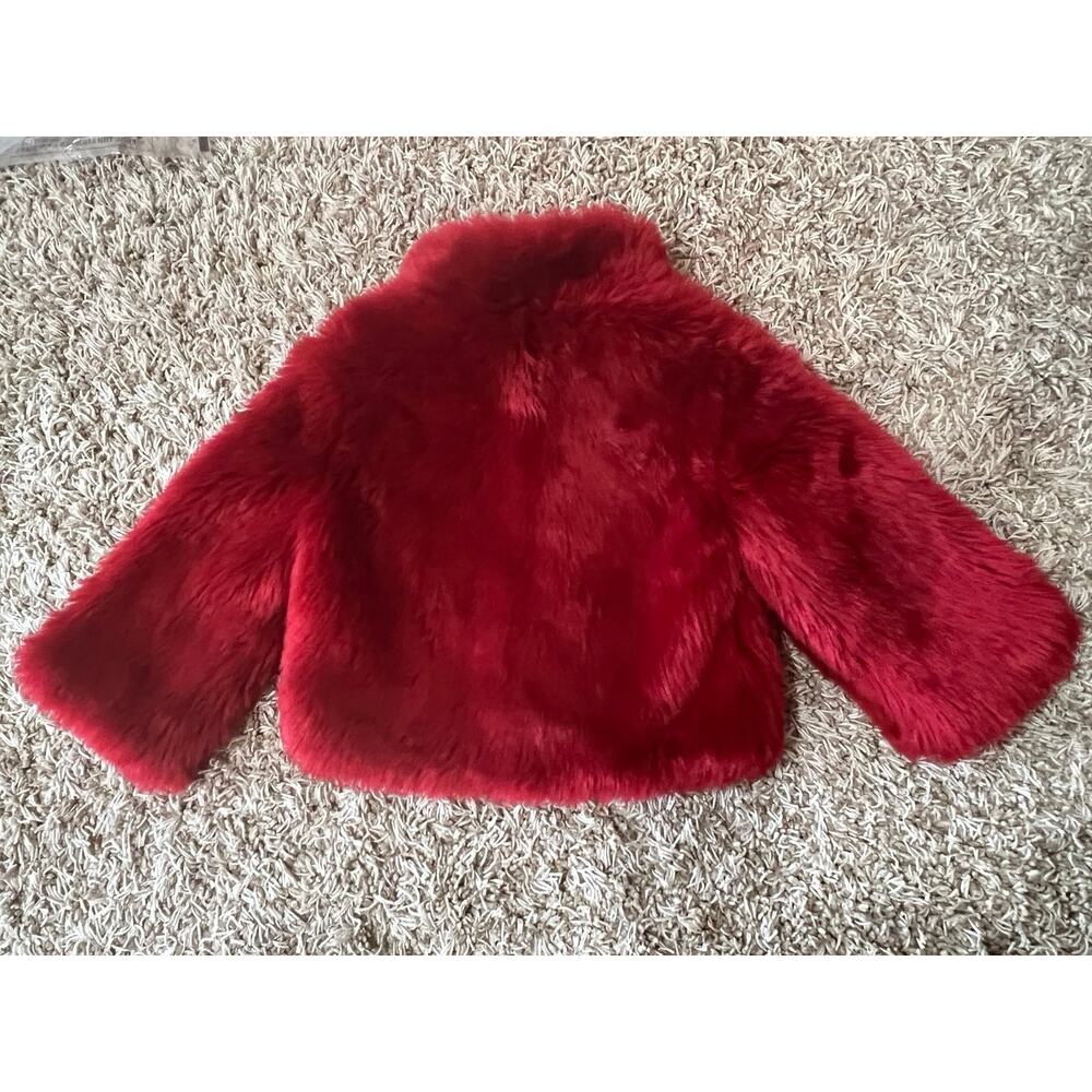NWT❤️Janie and Jack Faux Fur Jacket sz7/8 - Picture 8 of 8